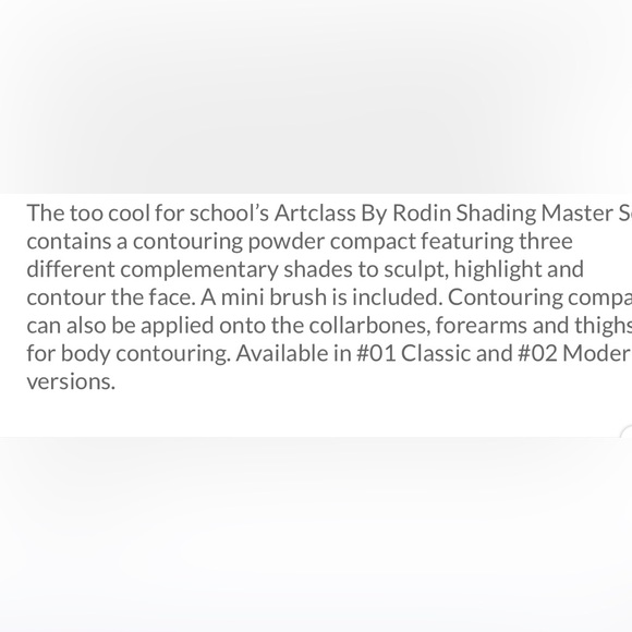 Too Cool for School - Artclass Contouring palette & brush 💋 02 MODERN - Picture 5 of 11